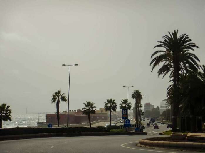 Jornada de calima en Gran Canaria (Foto Antonio Rico)